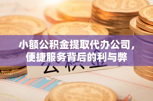 梁山小额公积金提取代办公司，便捷服务背后的利与弊
