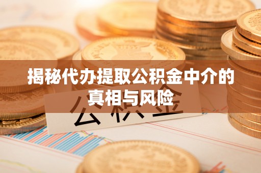 梁山揭秘代办提取公积金中介的真相与风险