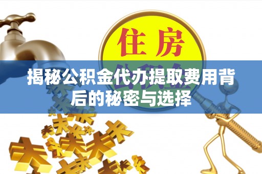 梁山揭秘公积金代办提取费用背后的秘密与选择