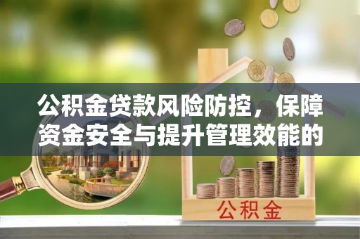 梁山公积金贷款风险防控，保障资金安全与提升管理效能的多维度探索