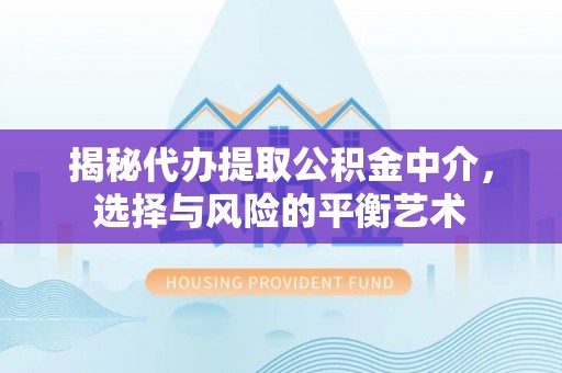 梁山揭秘代办提取公积金中介，选择与风险的平衡艺术