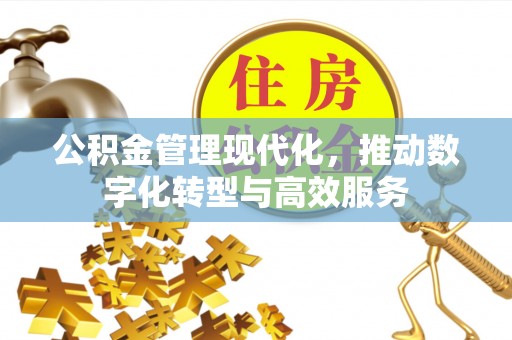 梁山公积金管理现代化，推动数字化转型与高效服务